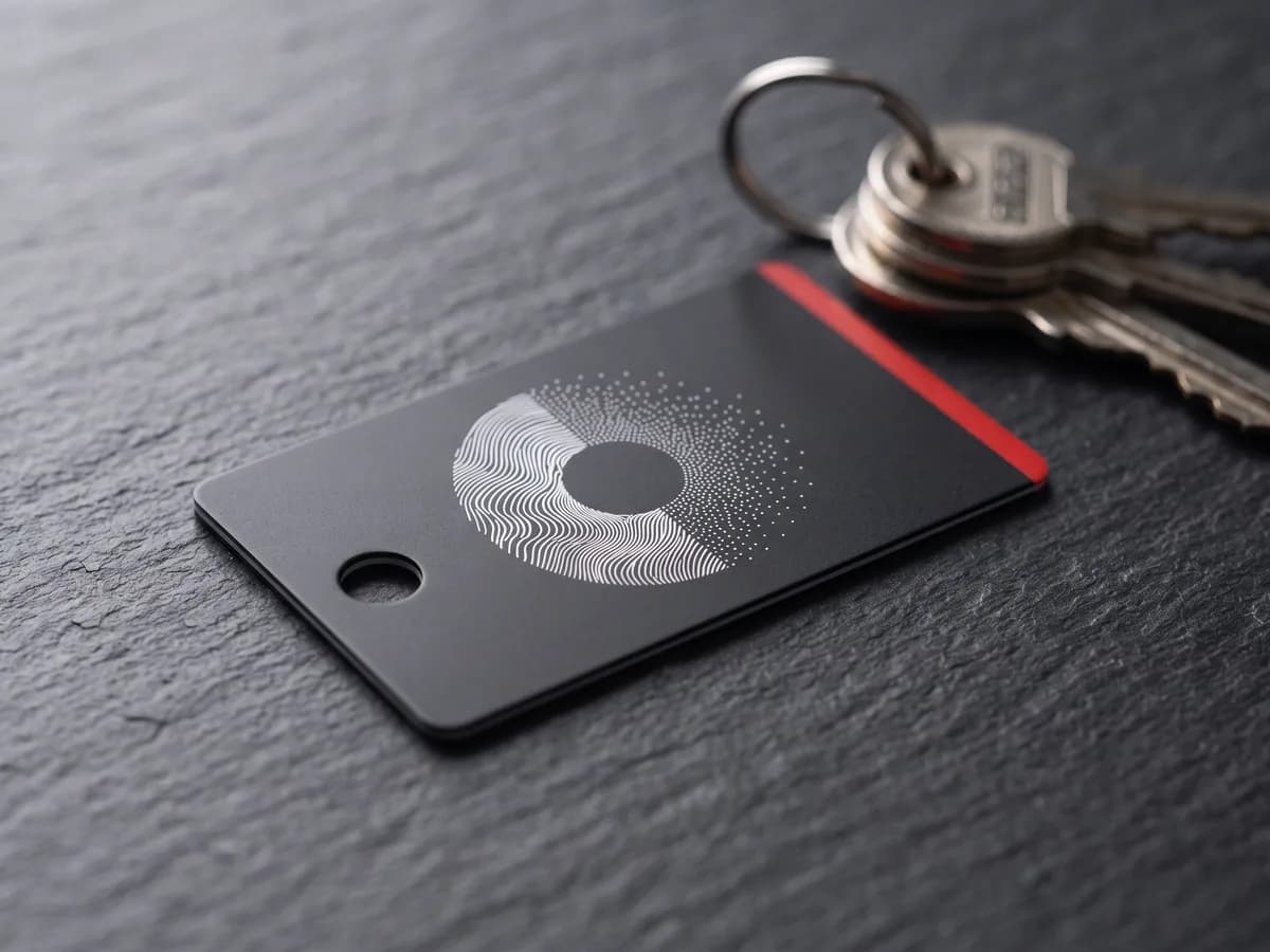 Малый NFC-носитель РПК ПУЛЬС 42 × 26 мм на связке ключей